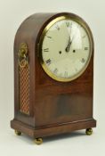 19TH CENTURY GERMAN 8 DAY MOVEMENT BRACKET CLOCK