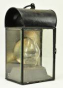 BELIEVED FRENCH 19TH CENTURY TOLEWARE WALL GAS LANTERN