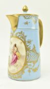 DRESDEN - EARLY 20TH CENTURY PORCELAIN CHOCOLATE POT