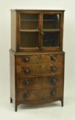 19TH CENTURY MAHOGANY APPRENTICE CABINET ON CHEST