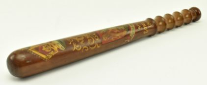 GEORGE V WOODEN SPECIAL CONSTABLE 1914-1919 TRUNCHEON