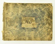 EARLY 19TH CENTURY ARTIST'S WATERCOLOUR SKETCHBOOK