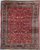 20TH CENTURY PERSIAN ISLAMIC KASHAN CARPET RUG