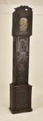 DUTCH FLEMISH 19TH CENTURY EBONISED OAK LONGCASE CLOCK