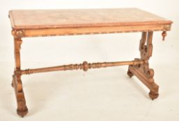 19TH CENTURY WALNUT MARQUETRY INLAID WRITING DESK