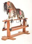 1920S HAND PAINTED WOODEN ROCKING HORSE LINE BROS MANNER