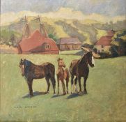 EMMA MARY WILKINSON (1864-1963) - OIL ON CANVAS PAINTING