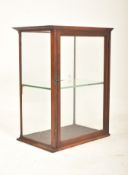 19TH CENTURY MAHOGANY CASED HABERDASHERY DISPLAY CABINET
