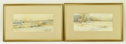 MADELEINE MARIE SOPHIE DE PAPE (B.1883) - PAIR OF WATERCOLOURS