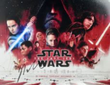 STAR WARS - RIAN JOHNSON - THE LAST JEDI - SIGNED PHOTOGRAPH - ACOA