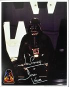 STAR WARS - DAVE PROWSE (D.2020) - DARTH VADER - SIGNED OFFICIAL PIX 8X10
