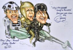 ESTATE OF DAVE PROWSE - STAR WARS - BULLUCH & BAKER SIGNED ARTWORK