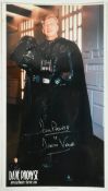 STAR WARS - DAVE PROWSE DARTH VADER - SIGNED 8X14