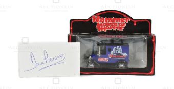 ESTATE OF DAVE PROWSE - HAMMER HORROR - SIGNED LLEDO DIECAST MODEL