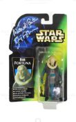 STAR WARS - MICHAEL CARTER - BIB FORTUNA - SIGNED ACTION FIGURE