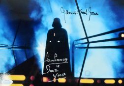 STAR WARS - DARTH VADER - PROWSE & EARL JONES SIGNED 8X12