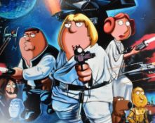 STAR WARS - FAMILY GUY BLUE HARVEST - SETH MACFARLANE AUTOGRAPH