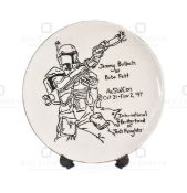 ESTATE OF JEREMY BULLOCH - STAR WARS - FAN ARTWORK PLATE