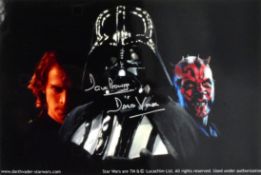 ESTATE OF DAVE PROWSE - STAR WARS - SIGNED 8X12