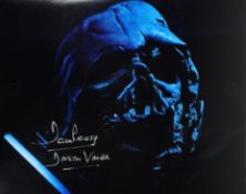 STAR WARS - DAVE PROWSE (D.2020) - FORCE AWAKENS SIGNED 8X10