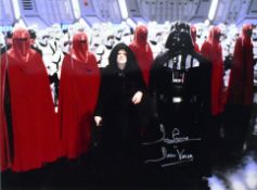 STAR WARS - DAVE PROWSE - DARTH VADER SIGNED 16X12