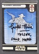 ESTATE OF JEREMY BULLOCH – STAR WARS – GERALD HOME SIGNED TRADING CARD