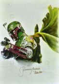ESTATE OF JEREMY BULLOCH - BOBA FETT - SIGNED ART PRINT