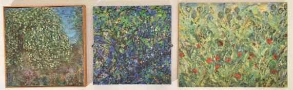 THREE F. J. TURTON (1946-2023) OIL ON CANVAS PAINTINGS