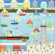 GORDON BARKER (B. 1960) - UNTITLED NAIVE SCENE