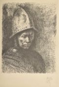 AFTER PABLO PICASSO - MAN WITH THE GOLDEN HAT COLLOTYPE
