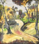 GERALD HUCKS (B. 1942) - THE WALK HOME - 2023