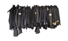 LARGE COLLECTION OF POST WAR BRITISH UNIFORM TUNICS