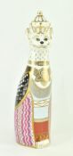ROYAL CROWN DERBY - ROYAL CATS BURMESE CHINA PAPERWEIGHT