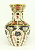 CONTEMPORARY ROYAL CROWN DERBY OLD IMARI POPPY VASE