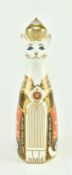 ROYAL CROWN DERBY - ROYAL CATS SIAMESE CHINA PAPERWEIGHT