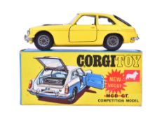 DIECAST - VINTAGE CORGI TOYS DIECAST MGB GT COMPETITION MODEL