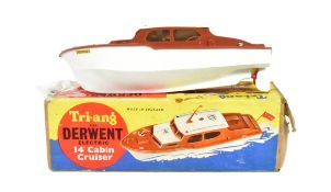 VINTAGE TRIANG ELECTRIC CABIN CRUISER BOAT