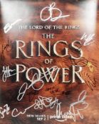 THE RINGS OF POWER - CAST SIGNED 11X14