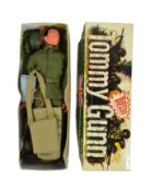 TOMMY GUNN - PEDIGREE - VINTAGE ACTION MAN STYLE FIGURE / DOLL