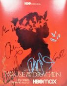 HOUSE OF THE DRAGON - CAST AUTOGRAPHED 11X14