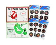 GHOSTBUSTERS - COLLECTION OF VINTAGE EX-SHOP STOCK MERCHANDISE