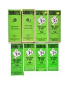 SUBBUTEO - X8 VINTAGE SUBBUTEO FOOTBALL TEAMS