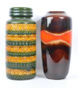 WEST GERMAN POTTERY - SCHEURICH - MID CENTURY VASES / PLANTERS