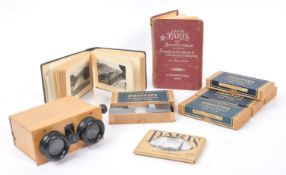 20TH CENTURY STEREOSCOPE W/ STEREOFILMS BRUGIERE POSITIFS