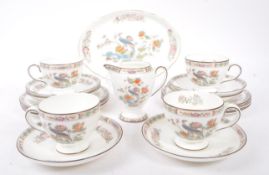 WEDGWOOD - KUTANI CRANE PATTERN - PART PORCELAIN TEA SET