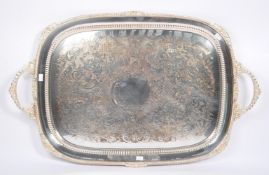 POSTON PRODUCTS LTD LONSDALE SILVER PLATE TRAY