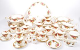 ROYAL ALBERT - OLD COUNTRY ROSES - ENGLISH MID CENTURY TEA SET