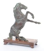 20TH CENTURY CHINESE BRONZE HORSE FIGURE
