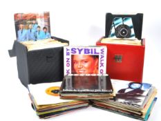 LARGE COLLECTION OF 45'S RPM VINYLS TO INCLUDE 60S & 80S