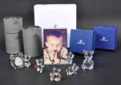 SWAROVSKI - COLLECTION OF CRYSTAL BEAR ORNAMENTS